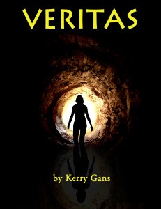 Concept cover art for Veritas by author Kerry Gans