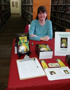 Author Kerry Gans at Abington Library's Local Author Expo