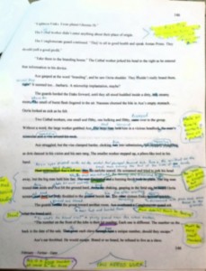 Marked-up manuscript--no more second-guessing!