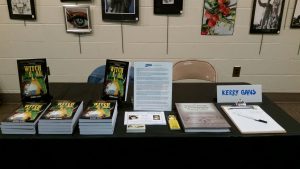 Indie Author Day setup